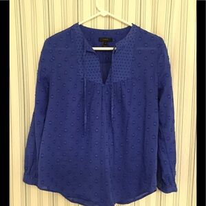 J. Crew Blue Blouse